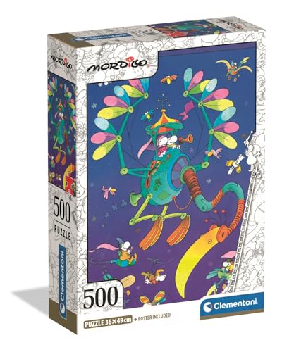 Clementoni - Puzzle 500 Teile für Erwachsene und Jugendliche, Special Series, Thema Comics Mordillo, The Journey, Compact Box mit Poster, Geschenkidee für Damen und Herren, Made in Italy, 49 x 36 cm, Clementoni - Puzzle 500 Teile für Erwachsene und Jugendliche, Special Series, Thema Comics Mordillo, The Journey, Compact Box mit Poster, Geschenkidee für Damen und Herren, Made in Italy, 49 x 36 cm, von Clementoni