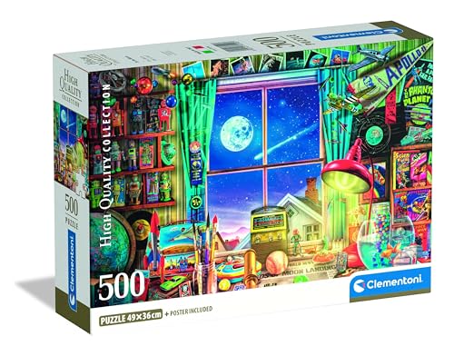 Clementoni Puzzle Collection - to The Moon 500 Stücke, Compact Box - Puzzle für Erwachsene 14-99 Jahre, Geschenk für Mann und Frau, Made in Italy, 35590 Clementoni Puzzle Collection - to The Moon 500 Stücke, Compact Box - Puzzle für Erwachsene 14-99 Jahre, Geschenk für Mann und Frau, Made in Italy, 35590 von Clementoni