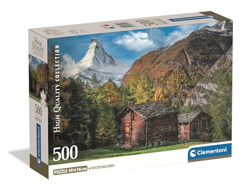 Clementoni Puzzle Collection - Charming Matterhorn 500 Stücke, Compact Box - Puzzle für Erwachsene 14-99 Jahre, Geschenk für Mann und Frau, Made in Italy, 35597 Clementoni Puzzle Collection - Charming Matterhorn 500 Stücke, Compact Box - Puzzle für Erwachsene 14-99 Jahre, Geschenk für Mann und Frau, Made in Italy, 35597 von Clementoni