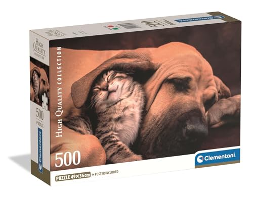 Clementoni Puzzle Collection - Cuddles 500 Stücke, Compact Box - Puzzle für Erwachsene 14-99 Jahre, Geschenk für Mann und Frau, Made in Italy, 35583 Clementoni Puzzle Collection - Cuddles 500 Stücke, Compact Box - Puzzle für Erwachsene 14-99 Jahre, Geschenk für Mann und Frau, Made in Italy, 35583 von Clementoni