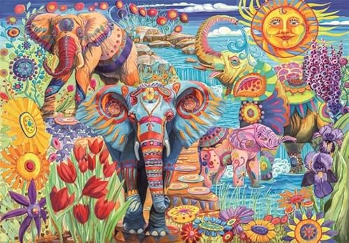 Clementoni Puzzle Collection - Elephants' Carnival 500 Stücke - Puzzle für Erwachsene 14-99 Jahre, Geschenk für Mann und Frau, Made in Italy, 35572 Clementoni Puzzle Collection - Elephants' Carnival 500 Stücke - Puzzle für Erwachsene 14-99 Jahre, Geschenk für Mann und Frau, Made in Italy, 35572 von Clementoni