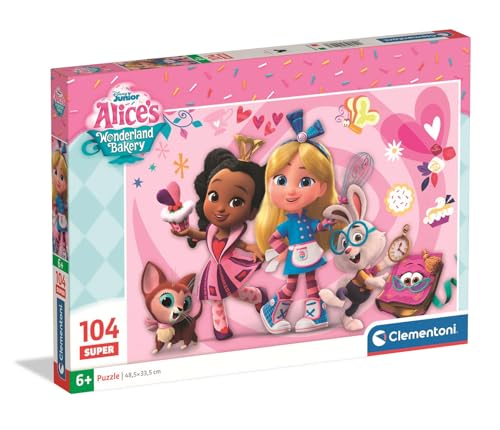 Clementoni Puzzle Disney Alice Bakery 104 Stücke für Kindern 6-8 Jahre, Cartoon, Geschenk für Kinder, Puzzle für Kinder, Made in Italy, 25046 Clementoni Puzzle Disney Alice Bakery 104 Stücke für Kindern 6-8 Jahre, Cartoon, Geschenk für Kinder, Puzzle für Kinder, Made in Italy, 25046 von Clementoni