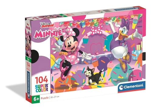 Clementoni Puzzle Disney Minnie 104 Stücke für Kindern 6-8 Jahre, Cartoon, Geschenk für Kinder, Puzzle für Kinder, Made in Italy, 25054 Clementoni Puzzle Disney Minnie 104 Stücke für Kindern 6-8 Jahre, Cartoon, Geschenk für Kinder, Puzzle für Kinder, Made in Italy, 25054 von Clementoni