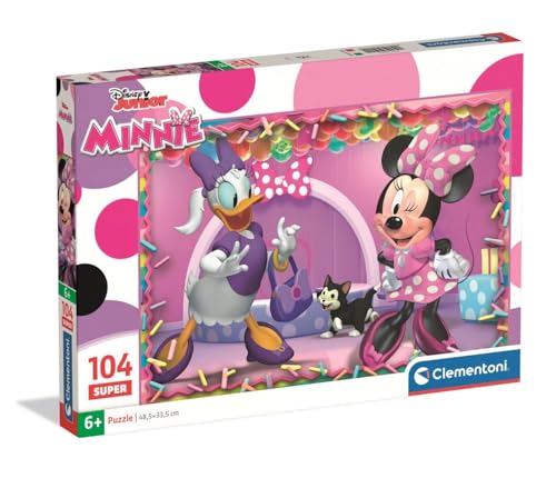 Clementoni Puzzle Disney Minnie 104 Stücke für Kindern 6-8 Jahre, Cartoon, Geschenk für Kinder, Puzzle für Kinder, Made in Italy, 25055 Clementoni Puzzle Disney Minnie 104 Stücke für Kindern 6-8 Jahre, Cartoon, Geschenk für Kinder, Puzzle für Kinder, Made in Italy, 25055 von Clementoni