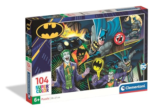 Clementoni - Kinder-Puzzle, 104 Teile, Batman DC Comics, hergestellt in Italien, 25031 Clementoni - Kinder-Puzzle, 104 Teile, Batman DC Comics, hergestellt in Italien, 25031 von Clementoni