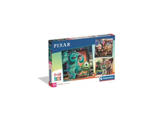Clementoni Puzzle 3x48 Disney Pixar 144 Stücke für Kindern 5-8 Jahre, Cartoon, Geschenk für Kinder, Puzzle für Kinder, Made in Italy, 25065 Clementoni Puzzle 3x48 Disney Pixar 144 Stücke für Kindern 5-8 Jahre, Cartoon, Geschenk für Kinder, Puzzle für Kinder, Made in Italy, 25065 von Clementoni