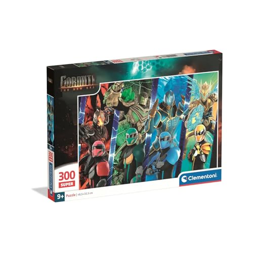 Clementoni - Puzzle für Kinder, 300 Teile, Gormiti, für Kinder ab 9 Jahren, Cartoons, Superhelden, Geschenkidee zum Geburtstag, Made in Italy, 48,5 x 33,5 cm, 21736 von Clementoni