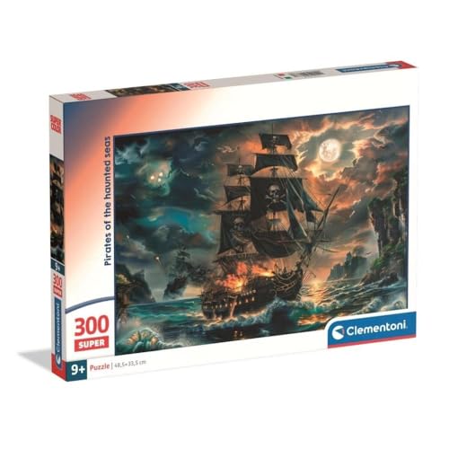 Clementoni - Puzzle für Kinder, 300 Teile Supercolor, für Kinder 9+ Jahre, Abbildung mit Piratenschiff, Geschenkidee, Made in Italy, 48,5 x 33,5 cm, 21738 Clementoni - Puzzle für Kinder, 300 Teile Supercolor, für Kinder 9+ Jahre, Abbildung mit Piratenschiff, Geschenkidee, Made in Italy, 48,5 x 33,5 cm, 21738 von Clementoni