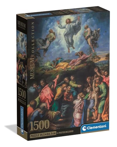 Clementoni Puzzle Museum - Raphael Transfiguration 1500 Stücke, Compact Box - Puzzle für Erwachsene 14-99 Jahre, Geschenk für Mann und Frau, Made in Italy, 31739 Clementoni Puzzle Museum - Raphael Transfiguration 1500 Stücke, Compact Box - Puzzle für Erwachsene 14-99 Jahre, Geschenk für Mann und Frau, Made in Italy, 31739 von Clementoni