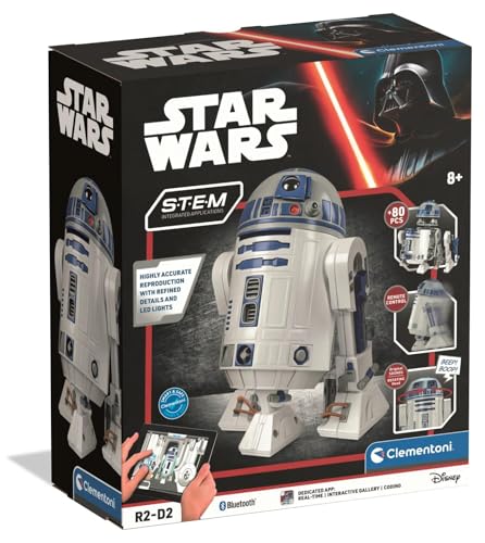 Clementoni R2-D2 Roboter – Star Wars inspirierter baubarer Roboter mit LED-Lichtern, Geräuschen und Codier-App für Kinder ab 8 Jahren Clementoni R2-D2 Roboter – Star Wars inspirierter baubarer Roboter mit LED-Lichtern, Geräuschen und Codier-App für Kinder ab 8 Jahren von Clementoni
