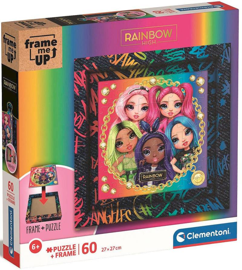 Clementoni Rainbow High Puzzle Frame Me Up 60 Teile von Rainbow High