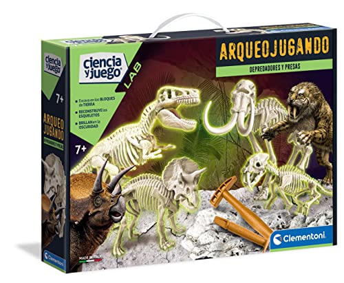 Clementoni – Raubfische und Beute, Spiel mit Dinosauriern (55110.1). von Clementoni