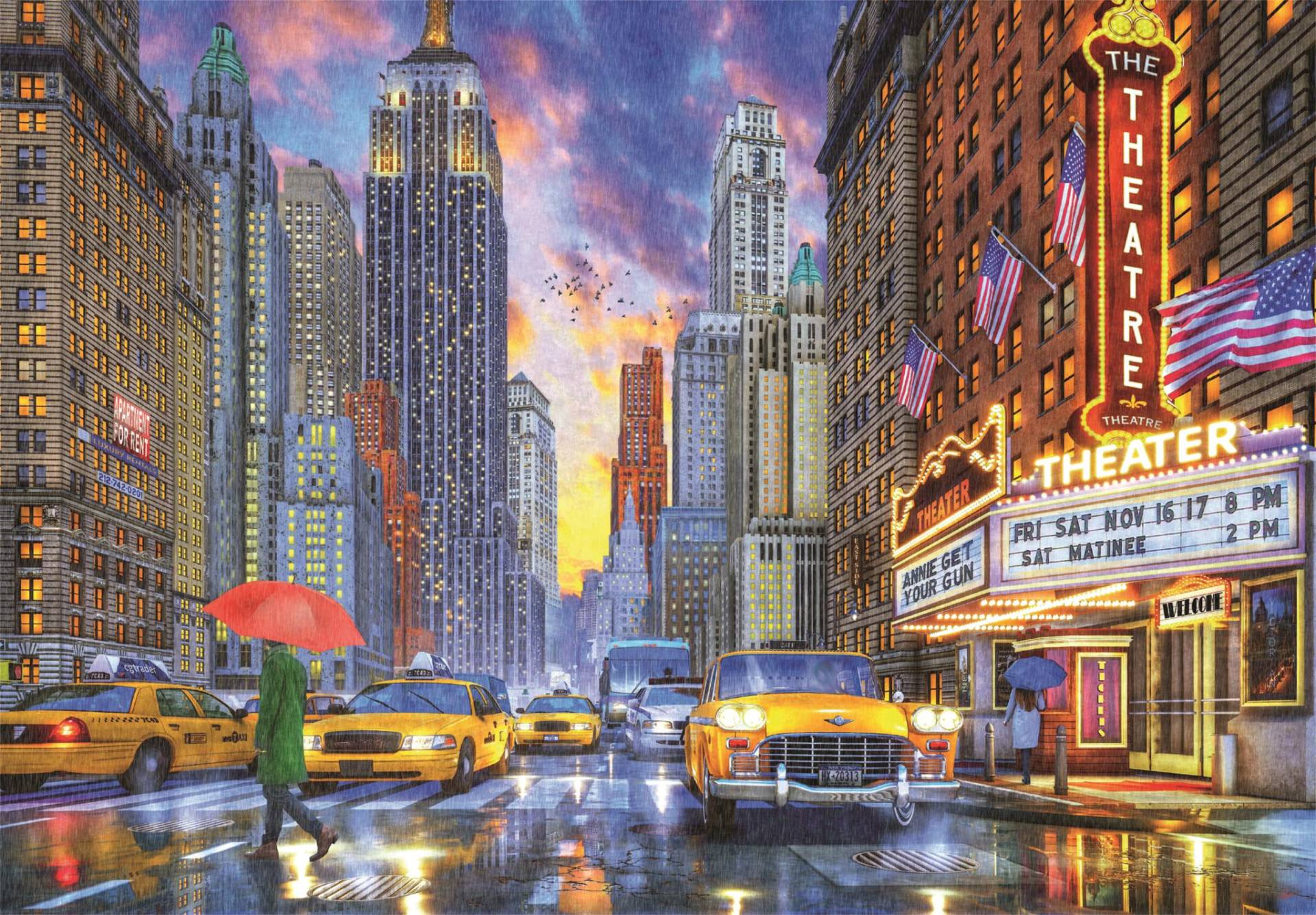 Clementoni Regnerisches Manhattan 2000 Teile Puzzle Clementoni-32086 Clementoni Regnerisches Manhattan 2000 Teile Puzzle Clementoni-32086 von Clementoni