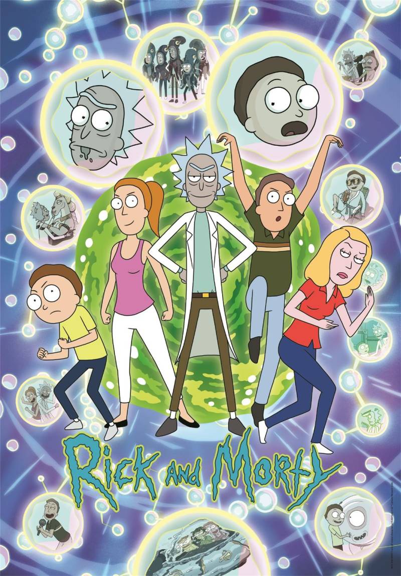 Clementoni Rick & Morty 1000 Teile Puzzle Clementoni-37510 von Clementoni