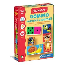 Clementoni Sapientino – Domino Zahlen und Tiere, Lernspiel Montessorianische Methode für Kinder von 3-5 Jahren, um Tiere zu erkennen und zählen zu Lernen, Made in Italy, italienische Sprache, 16841 Clementoni Sapientino – Domino Zahlen und Tiere, Lernspiel Montessorianische Methode für Kinder von 3-5 Jahren, um Tiere zu erkennen und zählen zu Lernen, Made in Italy, italienische Sprache, 16841 von Clementoni