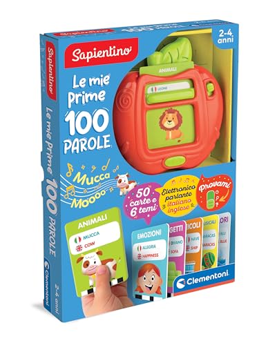 Clementoni Sapientino Le Meine ersten 100 Wörter – Lernspiel 2 Jahre, elektronisches italienisches und englisches Geschenk, Flashcards, Hörkarten zum Lernen Neuer Wörter, Englisch für Kinder, 16818 Clementoni Sapientino Le Meine ersten 100 Wörter – Lernspiel 2 Jahre, elektronisches italienisches und englisches Geschenk, Flashcards, Hörkarten zum Lernen Neuer Wörter, Englisch für Kinder, 16818 von Clementoni