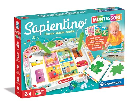 Clementoni Sapientino Montessori Bankett mit Lernkarten und interaktiven Stiften, Lernspiel 3 Jahre, interaktives elektronisches Geschenk, Batterien im Lieferumfang enthalten, Made in Italy, 16467 Clementoni Sapientino Montessori Bankett mit Lernkarten und interaktiven Stiften, Lernspiel 3 Jahre, interaktives elektronisches Geschenk, Batterien im Lieferumfang enthalten, Made in Italy, 16467 von Clementoni