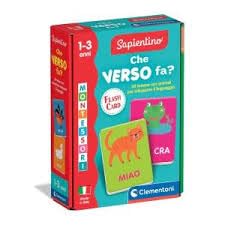 Clementoni Sapientino Montessori - Che Verso FA, Lernspiel, 30 Flashcards Montessori für Kinder 1-3 Jahre, taktile Tierkarten, Made in Italy, italienische Sprache, 16831 Clementoni Sapientino Montessori - Che Verso FA, Lernspiel, 30 Flashcards Montessori für Kinder 1-3 Jahre, taktile Tierkarten, Made in Italy, italienische Sprache, 16831 von Clementoni