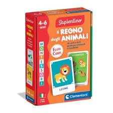 Clementoni Sapientino Montessori - Das Königreich der Tiere, Lernspiel mit Flashcards für Kinder von 4-6 Jahren, stimuliert die Entwicklung von Sprache und Taktik, Made in Italy, italienische Sprache, Clementoni Sapientino Montessori - Das Königreich der Tiere, Lernspiel mit Flashcards für Kinder von 4-6 Jahren, stimuliert die Entwicklung von Sprache und Taktik, Made in Italy, italienische Sprache, von Clementoni