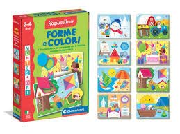 Clementoni Sapientino Montessori - Formen und Farben, Lernspiel für Kinder 2-4 Jahre, 8 Steckpuzzle, Montessorianische Methode zum Lernen von Formen und Farben, Made in Italy, italienische Sprache, Clementoni Sapientino Montessori - Formen und Farben, Lernspiel für Kinder 2-4 Jahre, 8 Steckpuzzle, Montessorianische Methode zum Lernen von Formen und Farben, Made in Italy, italienische Sprache, von Clementoni