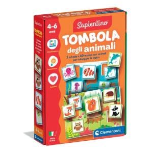 Clementoni Sapientino – Tombola der Tiere, Lernspiel 4-6 Jahre mit 60 illustrierten Karten, Flashcards zur Stimulierung der Beobachtung und Erinnerung, hergestellt in Italien, italienische Sprache, Clementoni Sapientino – Tombola der Tiere, Lernspiel 4-6 Jahre mit 60 illustrierten Karten, Flashcards zur Stimulierung der Beobachtung und Erinnerung, hergestellt in Italien, italienische Sprache, von Clementoni