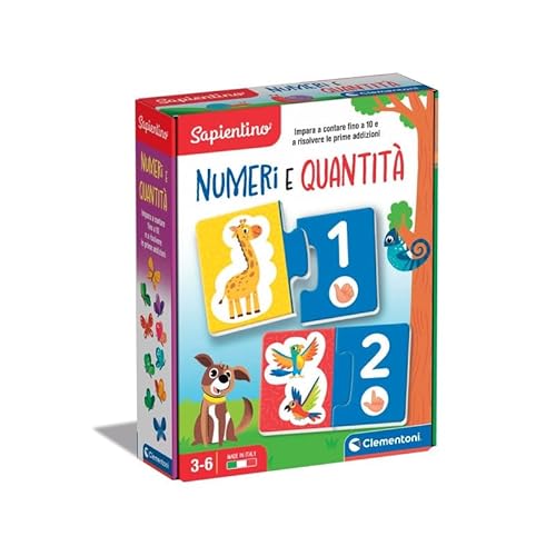 Clementoni Sapientino – Zahlen und Zusätze, Lernspiel für Kinder 3-5 Jahre, Puzzle zum Erkennen von Zahlen und Lernen zu zählen, Made in Italy, italienische Sprache, 16840 Clementoni Sapientino – Zahlen und Zusätze, Lernspiel für Kinder 3-5 Jahre, Puzzle zum Erkennen von Zahlen und Lernen zu zählen, Made in Italy, italienische Sprache, 16840 von Clementoni
