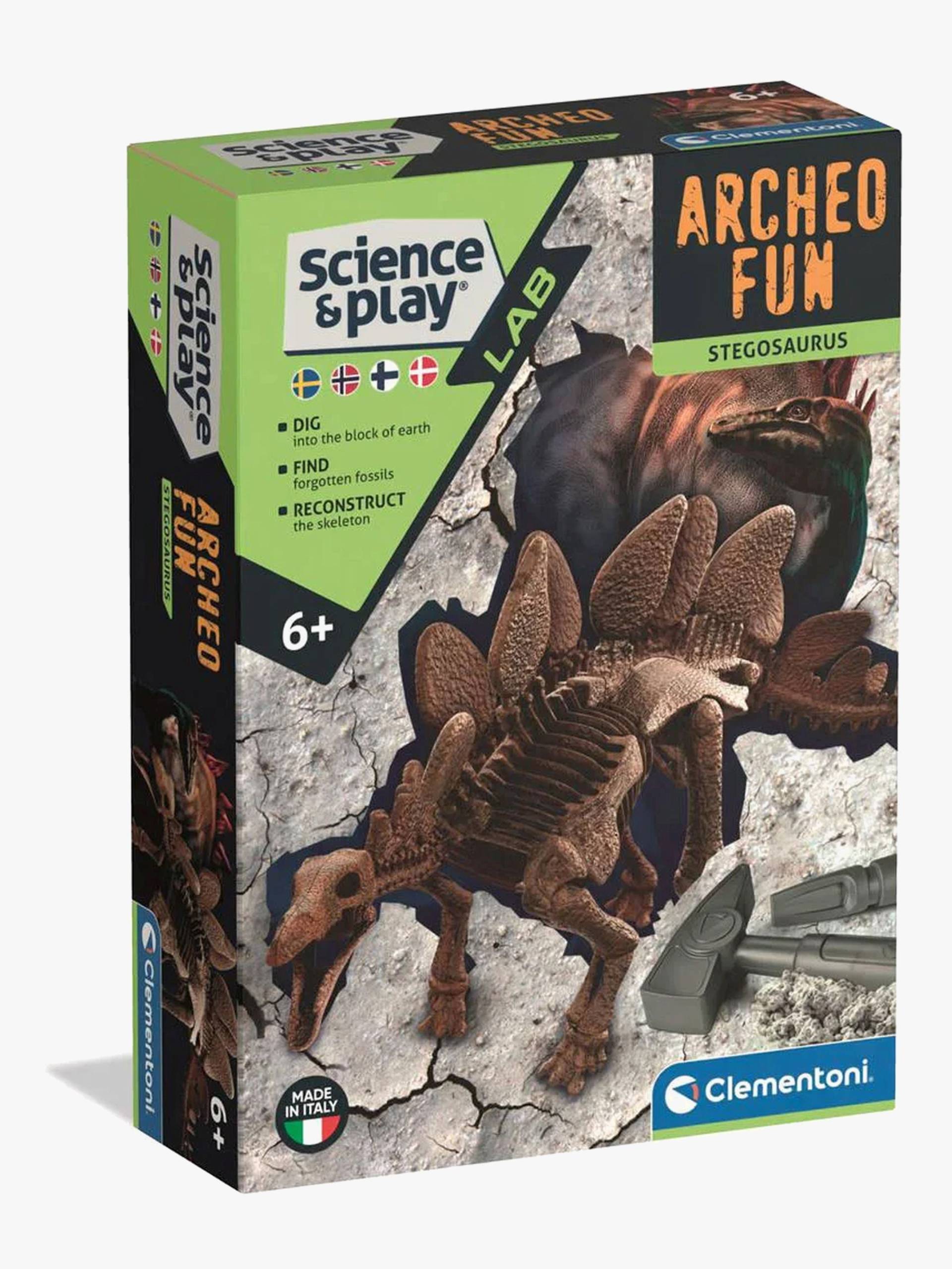 Clementoni Science &  Play Ausgrabungsset Stegosaurus von Clementoni