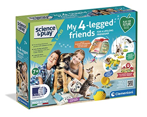 Clementoni Science&Play Science Pet Lab Kit: pädagogisches und wissenschaftliches Spielzeug für Kinder, lustige Lernaktivität, ideales STEM-Geschenk, Mehrfarbig, englische Version (7+ Jahre) von Clementoni