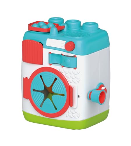 Clementoni Soft Clemmy Sensorische Waschmaschine - Mit 5 weichen Bausteinen für Babys & Kleinkinder ab 6 Monaten - Rollenspiel & Sensorik-Spielzeug zum Drehen & Entdecken - 17582 Clementoni Soft Clemmy Sensorische Waschmaschine - Mit 5 weichen Bausteinen für Babys & Kleinkinder ab 6 Monaten - Rollenspiel & Sensorik-Spielzeug zum Drehen & Entdecken - 17582 von Clementoni