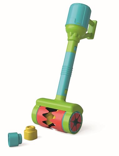 Clementoni Soft Clemmy Sensorischer Staubsauger - Mit 5 weichen Bausteinen für Babys & Kleinkinder ab 6 Monaten - Rollenspiel & Sensorik-Spielzeug zum Saugen, Greifen & Entdecken - 17975 von Clementoni