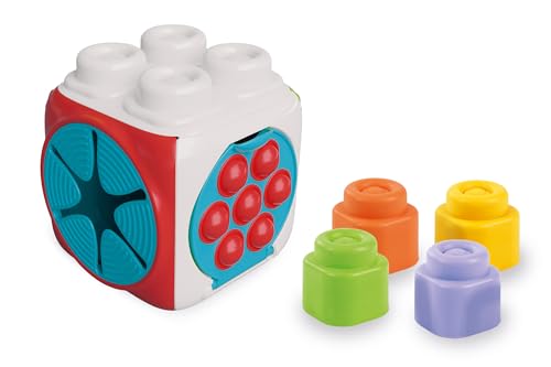 Clementoni Clemmy Sensorischer Würfel - mit weichen Bausteinen für Babys & Kleinkinder ab 6 Monaten - Sensorik Spielzeug mit waschbaren Bauklötzen 17902 Clementoni Clemmy Sensorischer Würfel - mit weichen Bausteinen für Babys & Kleinkinder ab 6 Monaten - Sensorik Spielzeug mit waschbaren Bauklötzen 17902 von Clementoni