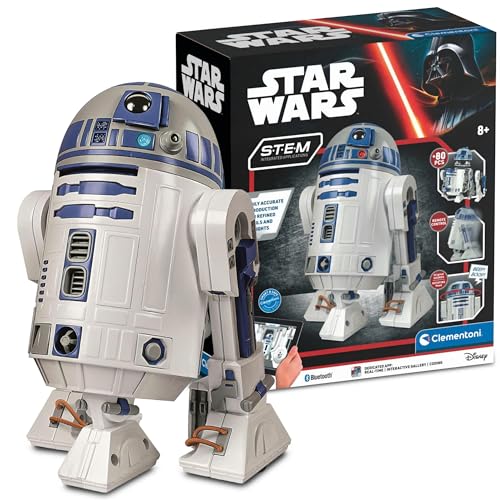 Clementoni Star Wars R2-D2 Roboter - Bausatz mit über 50 Teilen für Kinder ab 8 Jahren - Inkl. App zur Programmierung - Lernspielzeug mit Mint-Ansatz - 59457 Clementoni Star Wars R2-D2 Roboter - Bausatz mit über 50 Teilen für Kinder ab 8 Jahren - Inkl. App zur Programmierung - Lernspielzeug mit Mint-Ansatz - 59457 von Clementoni