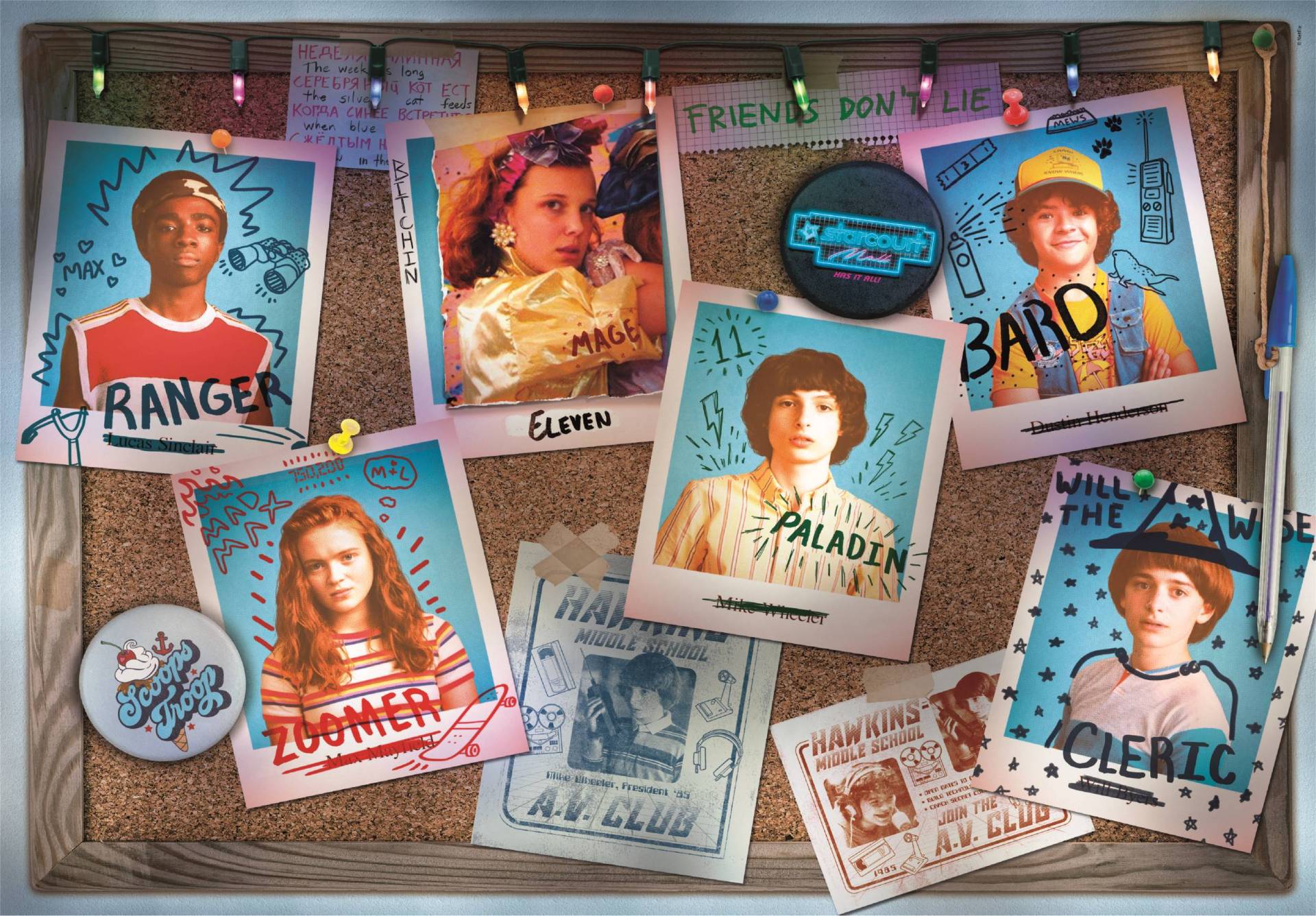 Clementoni Stranger Things 1000 Teile Puzzle Clementoni-39860 Clementoni Stranger Things 1000 Teile Puzzle Clementoni-39860 von Clementoni