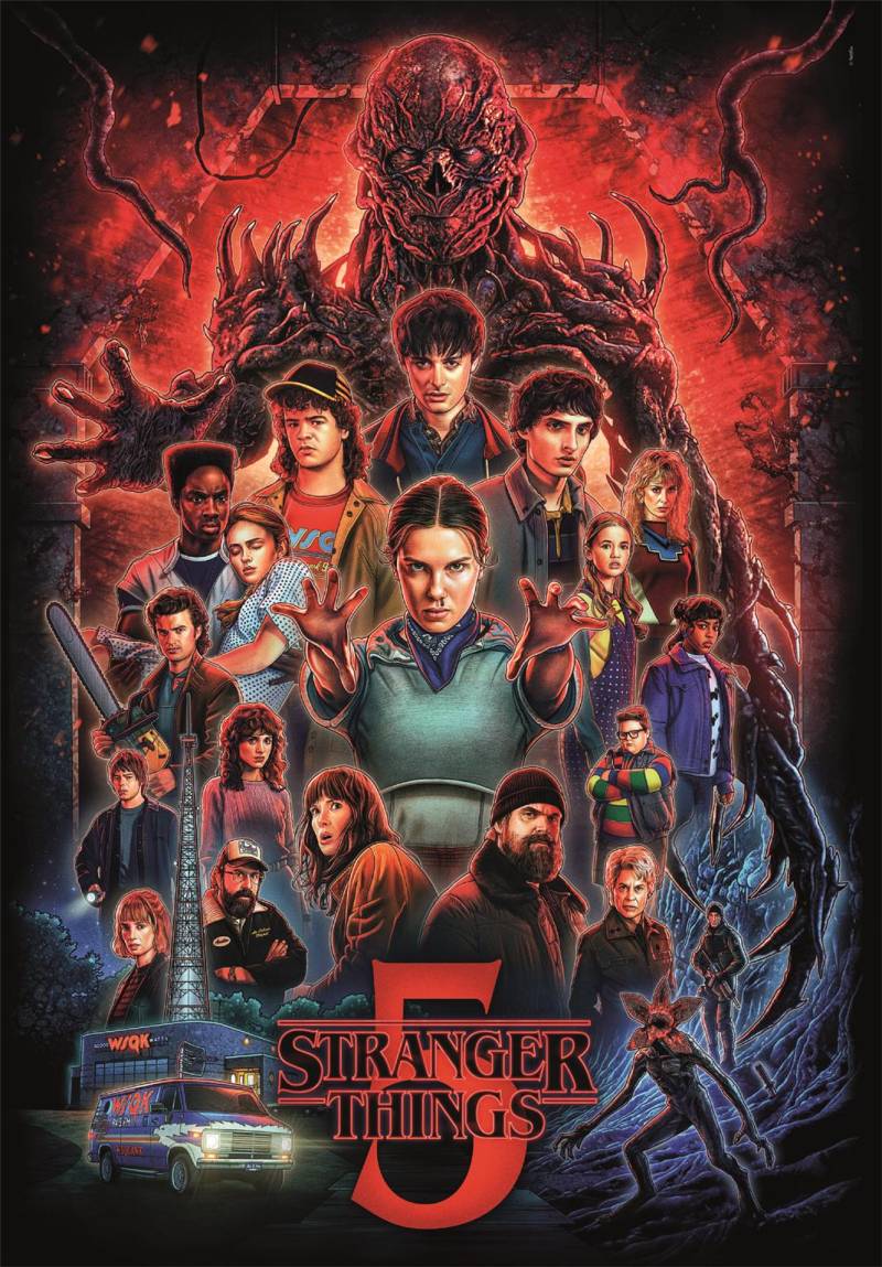 Clementoni Stranger Things - Season 5 1000 Teile Puzzle Clementoni-37096 von Clementoni