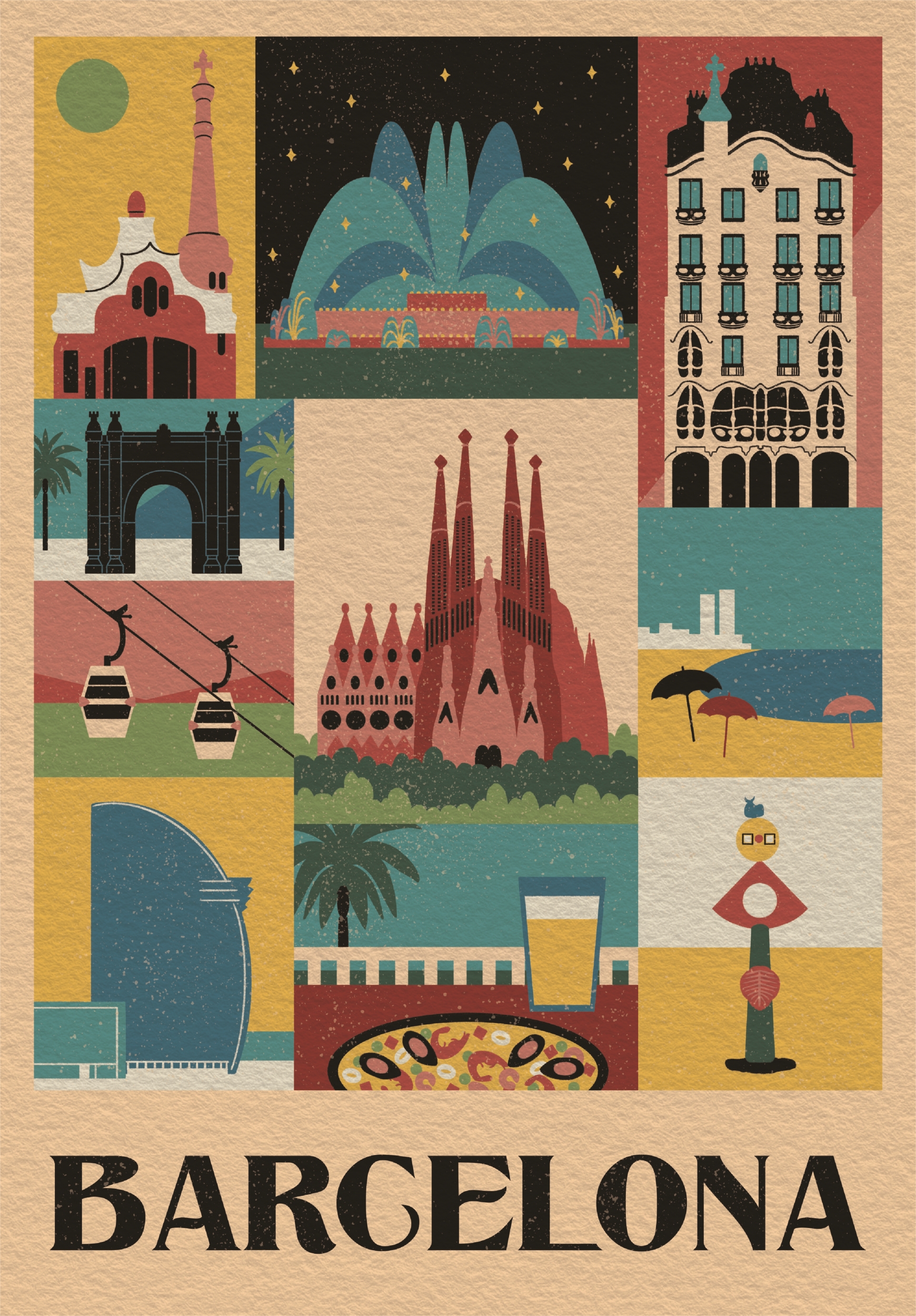 Clementoni Style in the City, Barcelone 1000 Teile Puzzle Clementoni-39847 Clementoni Style in the City, Barcelone 1000 Teile Puzzle Clementoni-39847 von Clementoni