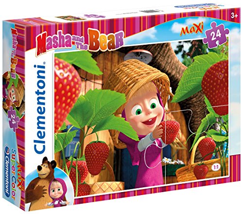 Clementoni – Super Color Puzzle 24 Teile Maxi – Mascha und der Bär – 24034 Clementoni – Super Color Puzzle 24 Teile Maxi – Mascha und der Bär – 24034 von Clementoni