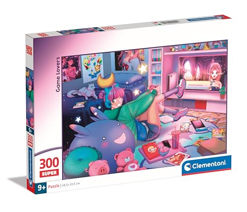 Clementoni Supercolor Game Lovers Kinder Puzzle 300 Teile - Puzzle 48,5 x 33,5 cm für Kinder ab 9 Jahre - Geschicklichkeitsspiel von Clementoni 21722 Clementoni Supercolor Game Lovers Kinder Puzzle 300 Teile - Puzzle 48,5 x 33,5 cm für Kinder ab 9 Jahre - Geschicklichkeitsspiel von Clementoni 21722 von Clementoni