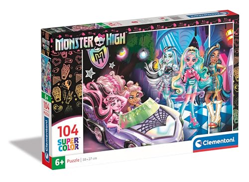 Clementoni Monster High Puzzle 104 Teile - Kinder Puzzle 37,9 x 26,9 cm für Kinder ab 6 Jahre - Geschicklichkeitsspiel von Clementoni 25783 Clementoni Monster High Puzzle 104 Teile - Kinder Puzzle 37,9 x 26,9 cm für Kinder ab 6 Jahre - Geschicklichkeitsspiel von Clementoni 25783 von Clementoni