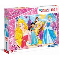 Clementoni - Supercolor Puzzle - Maxi - Princess, 104 Teile Clementoni - Supercolor Puzzle - Maxi - Princess, 104 Teile von Clementoni