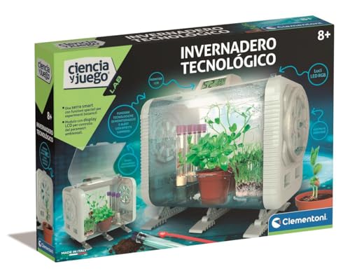 Clementoni Technisches Gewächshaus, Botanik-Set für Kinder, Experimentieren mit Gartenarbeit und Wissenschaft, Temperatur-, Feuchtigkeits- und Lichtkontrolle, LCD-Display, ab 8 Jahren, 55562 Clementoni Technisches Gewächshaus, Botanik-Set für Kinder, Experimentieren mit Gartenarbeit und Wissenschaft, Temperatur-, Feuchtigkeits- und Lichtkontrolle, LCD-Display, ab 8 Jahren, 55562 von Clementoni