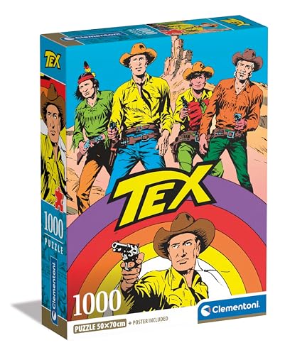 Clementoni Tex Puzzle 1000 Teile Erwachsene - Texas Puzzle Erwachsene in 70 x 50 cm - Puzzle Erwachsene anspruchsvoll von Clementoni 39840 Clementoni Tex Puzzle 1000 Teile Erwachsene - Texas Puzzle Erwachsene in 70 x 50 cm - Puzzle Erwachsene anspruchsvoll von Clementoni 39840 von Clementoni