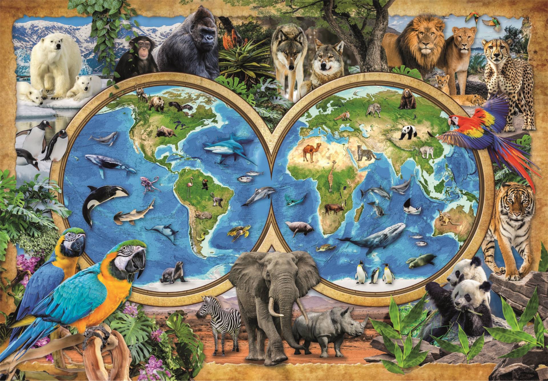 Clementoni The Wonderful Animal World 300 Teile Puzzle Clementoni-21723 Clementoni The Wonderful Animal World 300 Teile Puzzle Clementoni-21723 von Clementoni