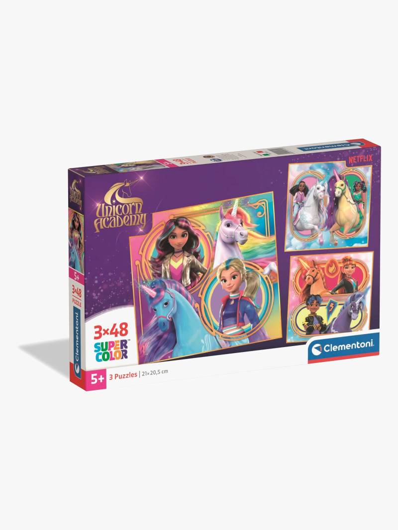 Clementoni Unicorn Academy Puzzle 3x48 Clementoni Unicorn Academy Puzzle 3x48 von Clementoni