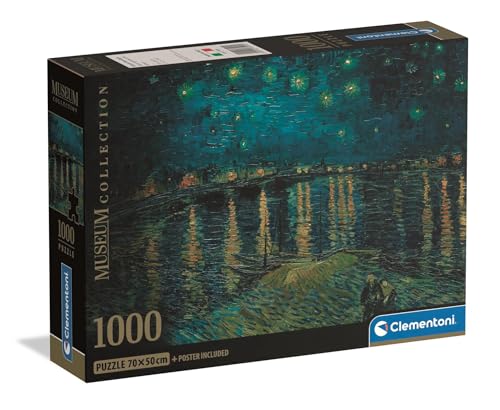 Clementoni Puzzle Museum - Evening in Tokyo 1000 Stücke, Compact Box - Puzzle für Erwachsene 14-99 Jahre, Geschenk für Mann und Frau, Made in Italy, 37095 von Clementoni