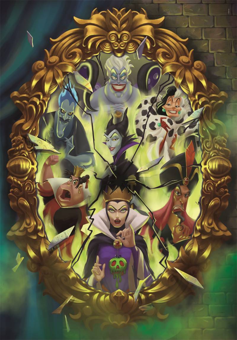 Clementoni Villains 1000 Teile Puzzle Clementoni-39812 von Clementoni