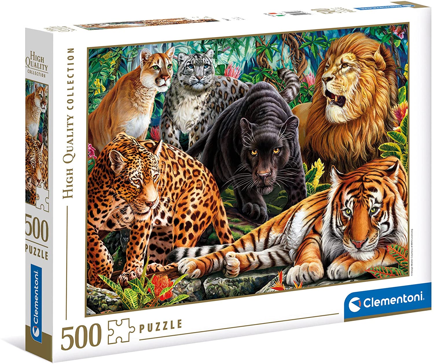 Clementoni Wildkatzen 500 Teile Puzzle Clementoni-35126 Clementoni Wildkatzen 500 Teile Puzzle Clementoni-35126 von Clementoni