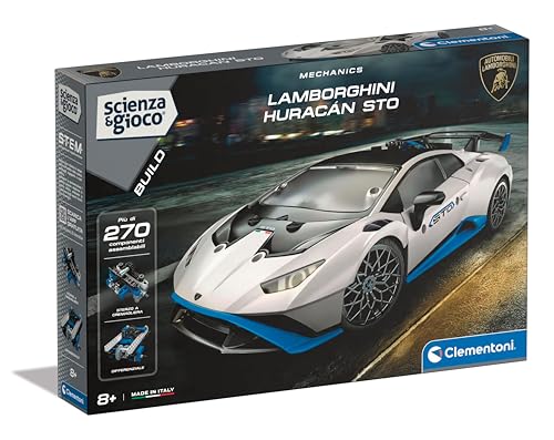 Clementoni Wissenschaft und Spiel Build - Lamborghini Huracan STO, Bausatz für Kinder 8+ Jahre mit über 270 austauschbaren Komponenten und dedizierter App, Made in Italy, italienische Sprache, 19367 Clementoni Wissenschaft und Spiel Build - Lamborghini Huracan STO, Bausatz für Kinder 8+ Jahre mit über 270 austauschbaren Komponenten und dedizierter App, Made in Italy, italienische Sprache, 19367 von Clementoni