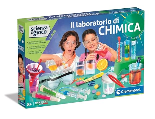 Clementoni Wissenschaft und Spiel Lab – Chemie-Labor für Kinder ab 8 Jahren, viele Experimente und wissenschaftliche Instrumente zur Entdeckung der Chemie, Made in Italy, italienische Sprache, 19378 Clementoni Wissenschaft und Spiel Lab – Chemie-Labor für Kinder ab 8 Jahren, viele Experimente und wissenschaftliche Instrumente zur Entdeckung der Chemie, Made in Italy, italienische Sprache, 19378 von Clementoni