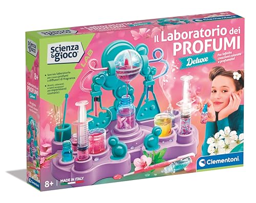 Clementoni Wissenschaft und Spiel Lab - Il Laboratorio dei Parfums, wissenschaftliches Spiel für Kinder 8+ Jahre, Kit zur Herstellung von Düften und Cremes und Entdecken der Welt der Kosmetik, Made in Clementoni Wissenschaft und Spiel Lab - Il Laboratorio dei Parfums, wissenschaftliches Spiel für Kinder 8+ Jahre, Kit zur Herstellung von Düften und Cremes und Entdecken der Welt der Kosmetik, Made in von Clementoni