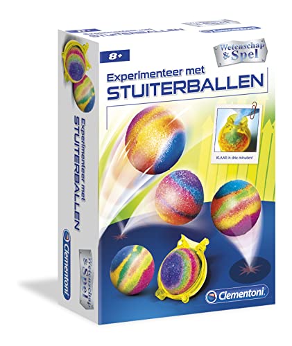 Clementoni Wissenschaft & Spiel - Stoffbälle, Wissenschaftliches Labor, Experimentierset für Kinder, 8+ Jahre, 66876, Mehrfarbig von Clementoni